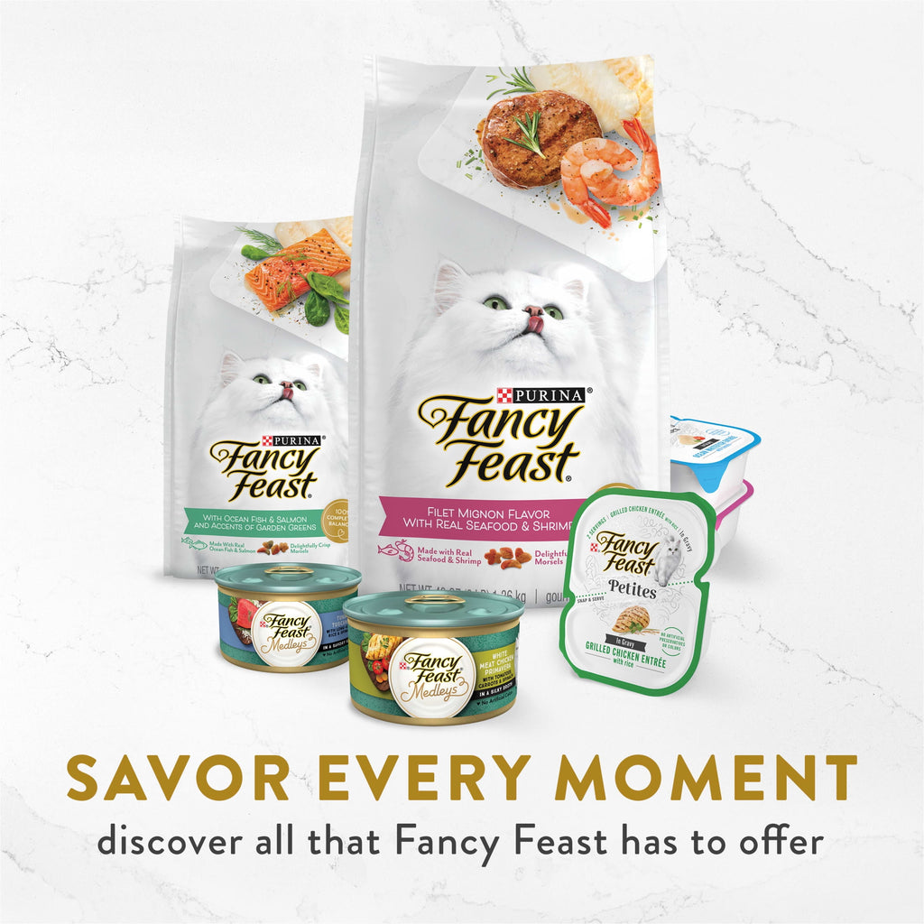 Purina Fancy Feast Appetizers Wet Cat Food - Tuna & Scallop in Broth, 1.1 oz Tray