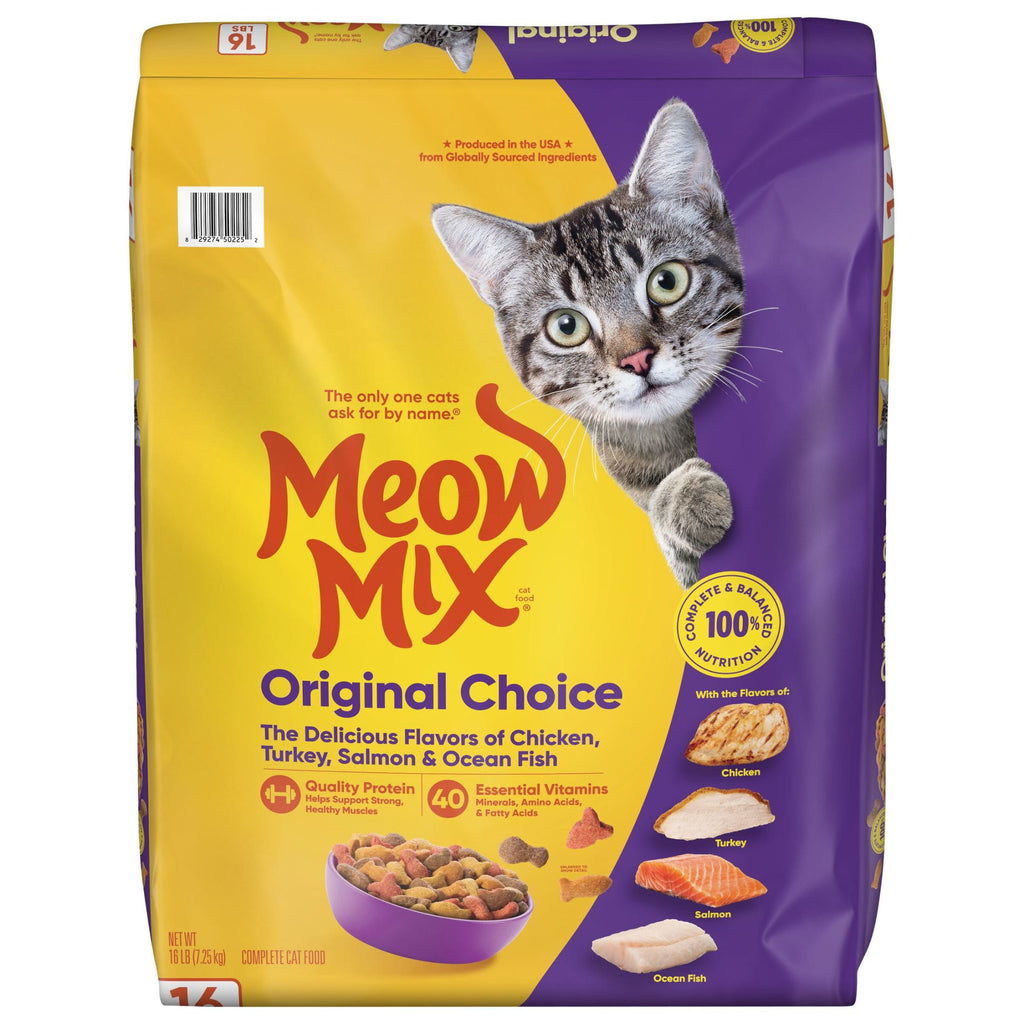 Meow Mix Original Choice Dry Cat Food - 16 lb. Bag