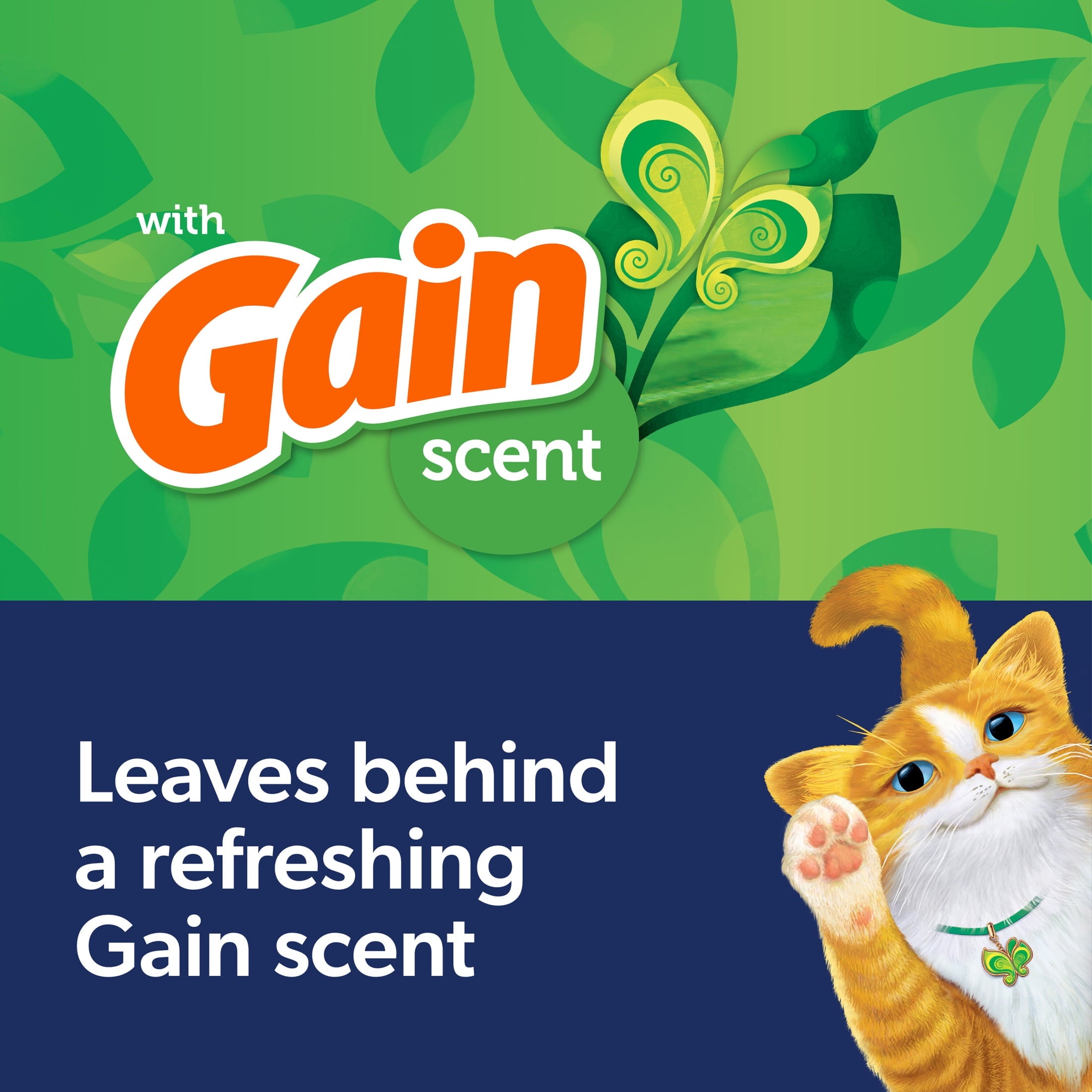 Fresh Step Clean Paws Cat Litter - Low-Tracking Clumping Litter With Febreze and Gain, 22.5 lbs