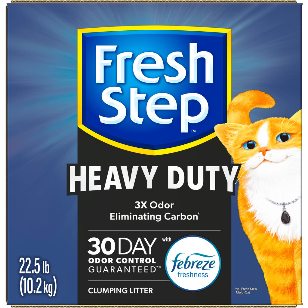 Fresh Step Heavy Duty Clumping Litter With Febreze Freshness - 22.5 lb. Box