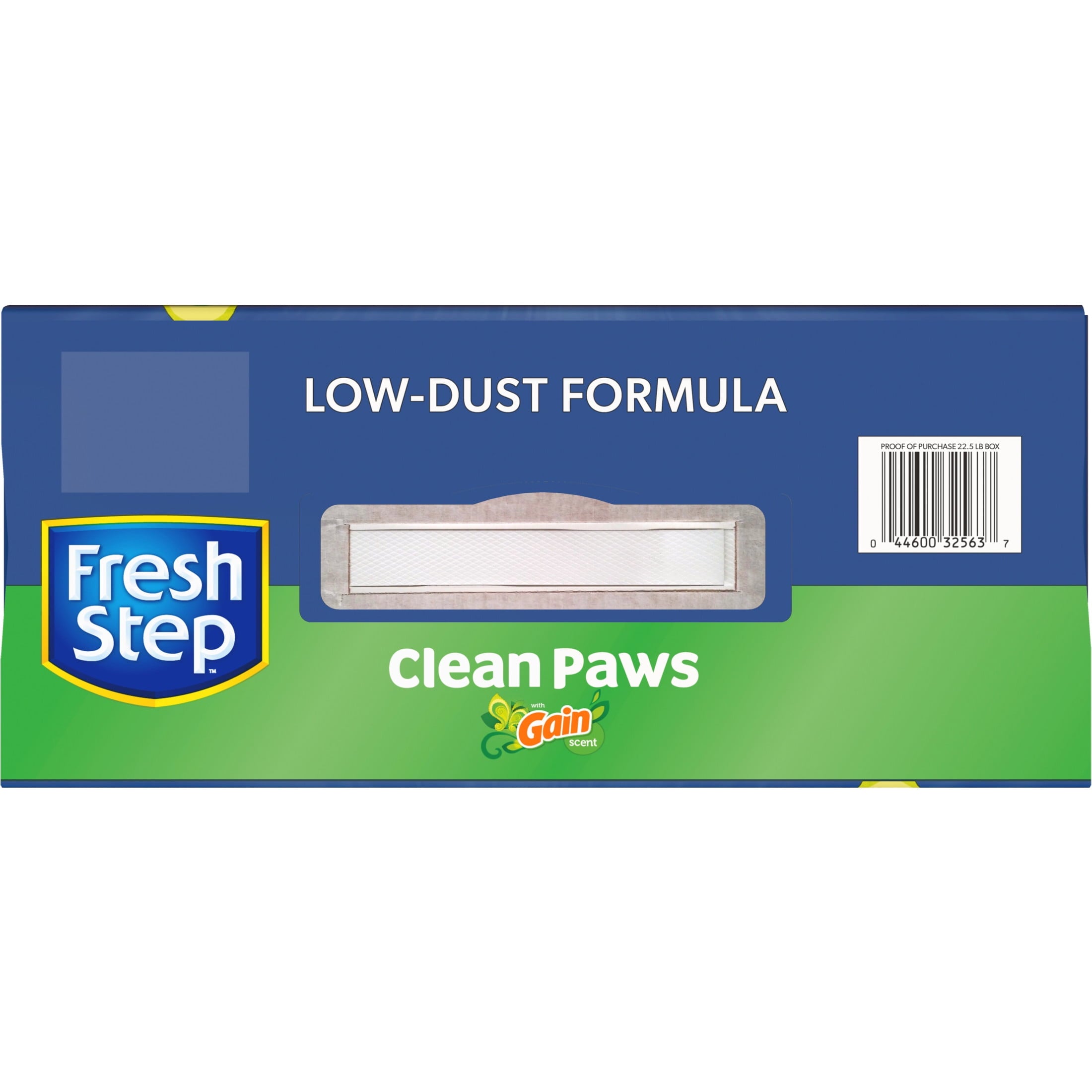 Fresh Step Clean Paws Cat Litter - Low-Tracking Clumping Litter With Febreze and Gain, 22.5 lbs
