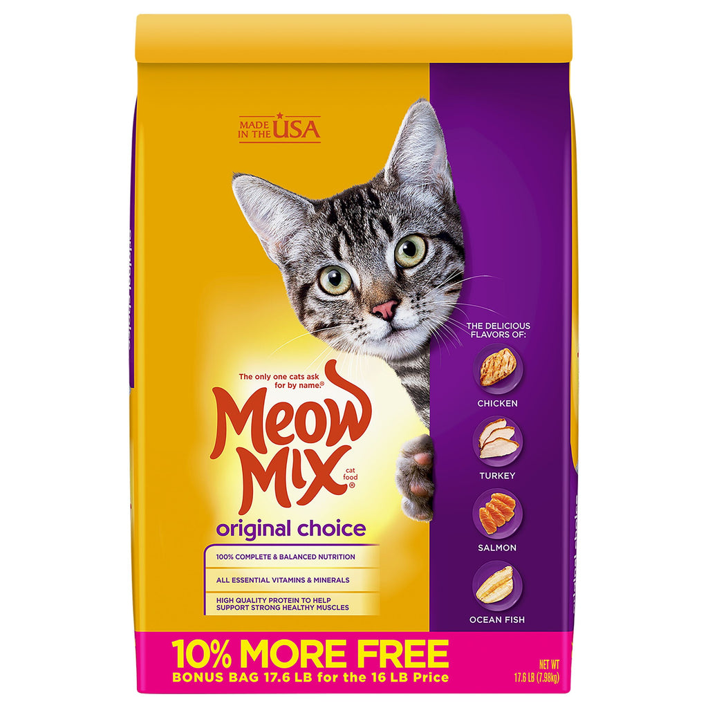 Meow Mix Original Choice Dry Cat Food - 17.6-Pound Bag