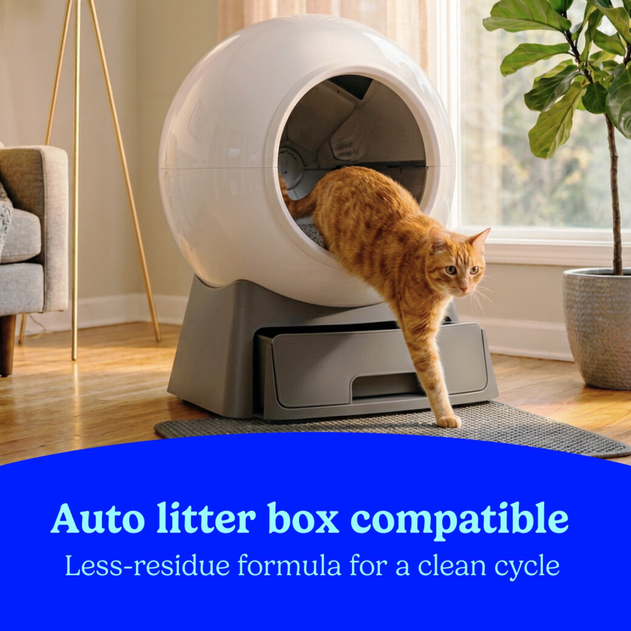 Fresh Step Simply Multi-Cat Clumping Cat Litter - Unscented, 38 lb, Easy Pour Pouches (4 Pack)