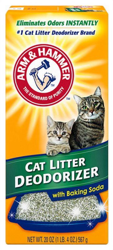 New Arm & Hammer 20 OZ Cat Litter Deodorizer With Baking Soda Keep Odo - 4-Pack