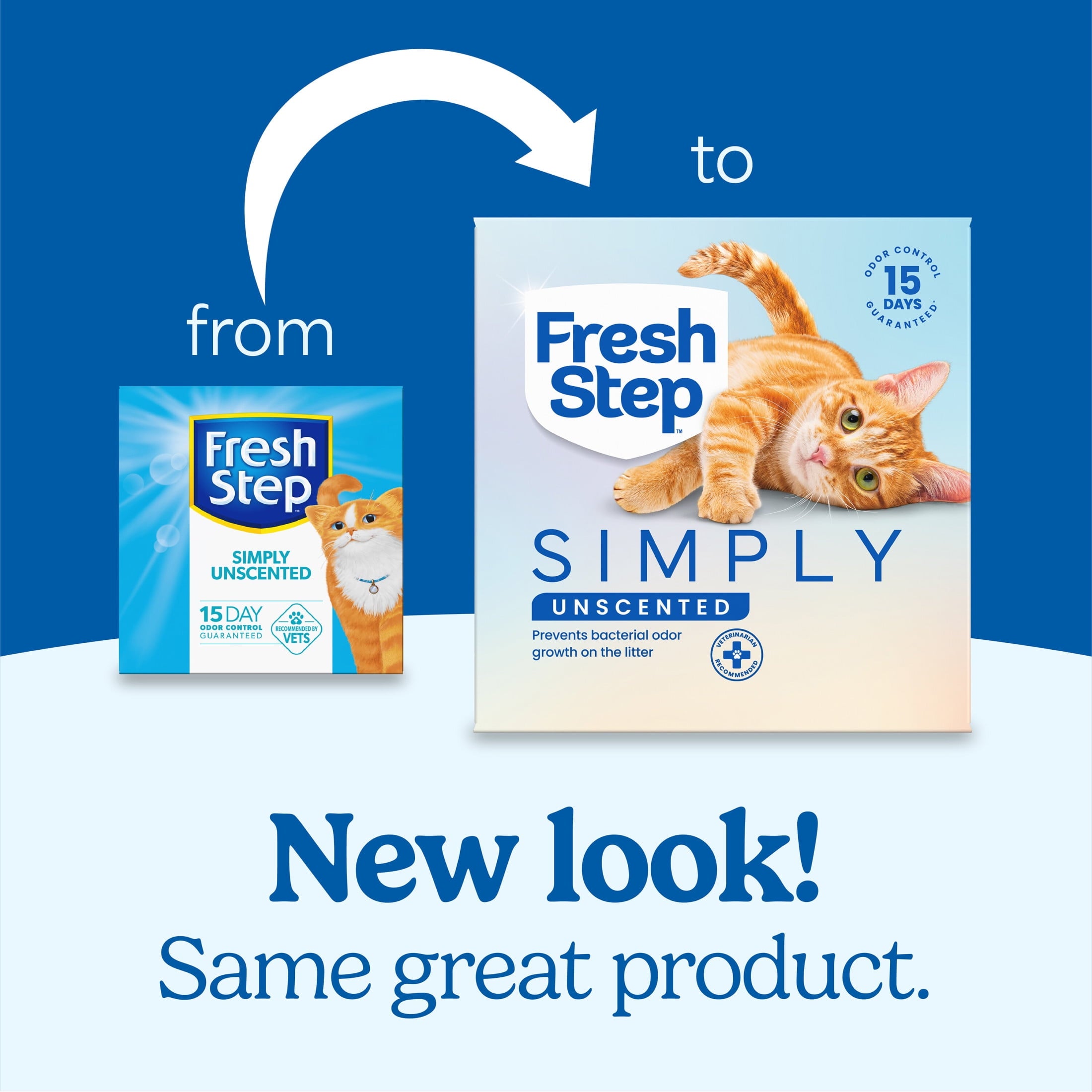 Fresh Step Simply Multi-Cat Clumping Cat Litter - Unscented, 22 lb Box