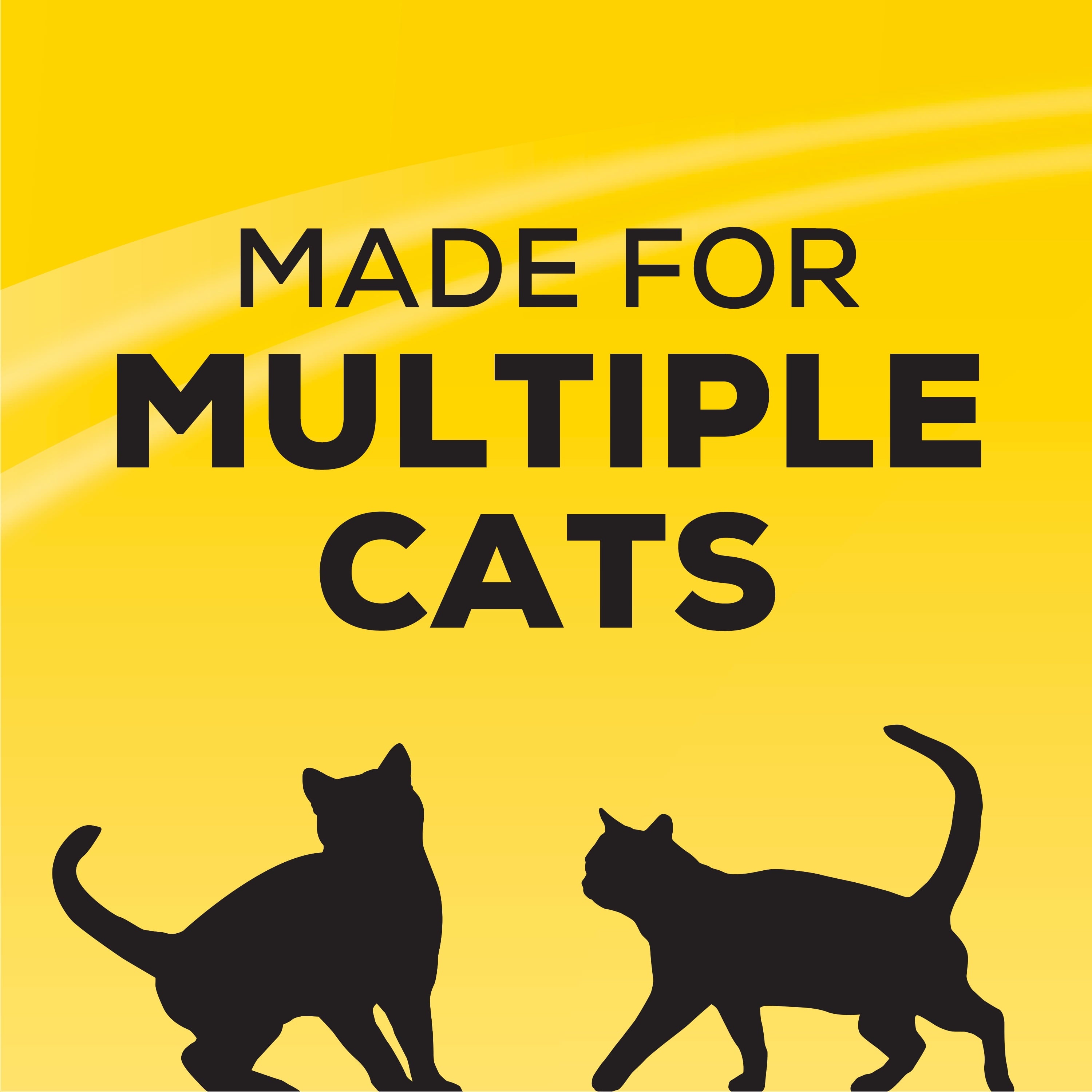 Purina Tidy Cats Clumping Cat Litter - Free & Clean Unscented Multi Cat Litter - 40 lb. Box