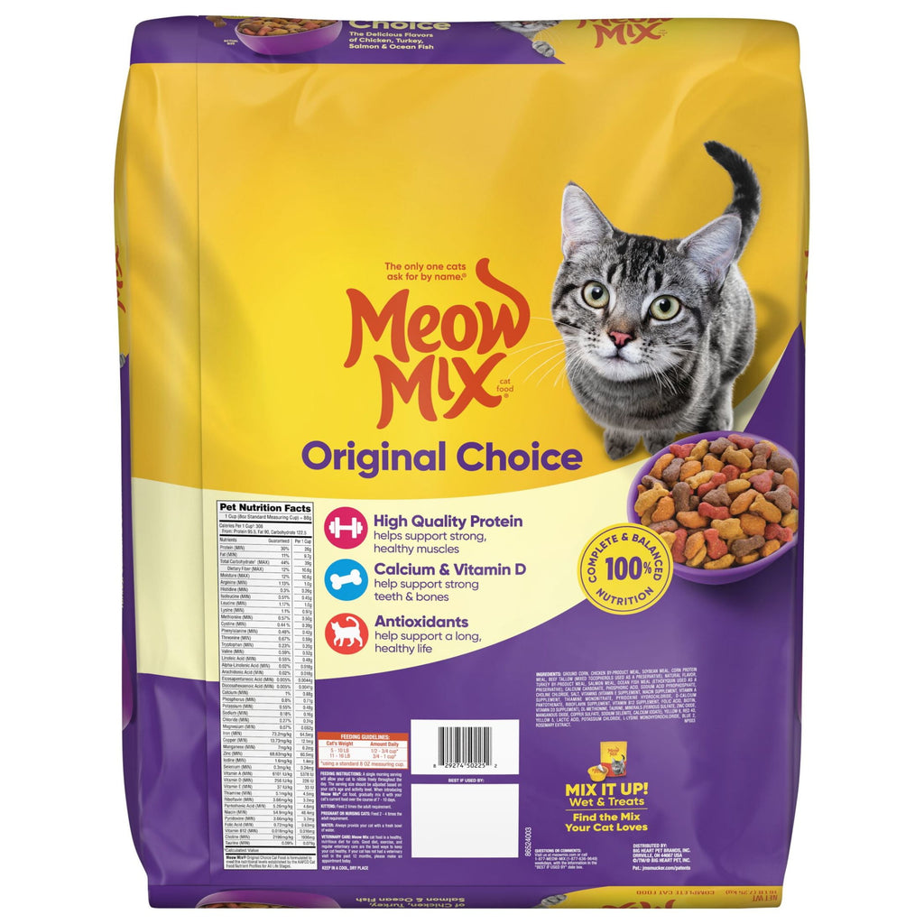 Meow Mix Original Choice Dry Cat Food - 16 lb. Bag