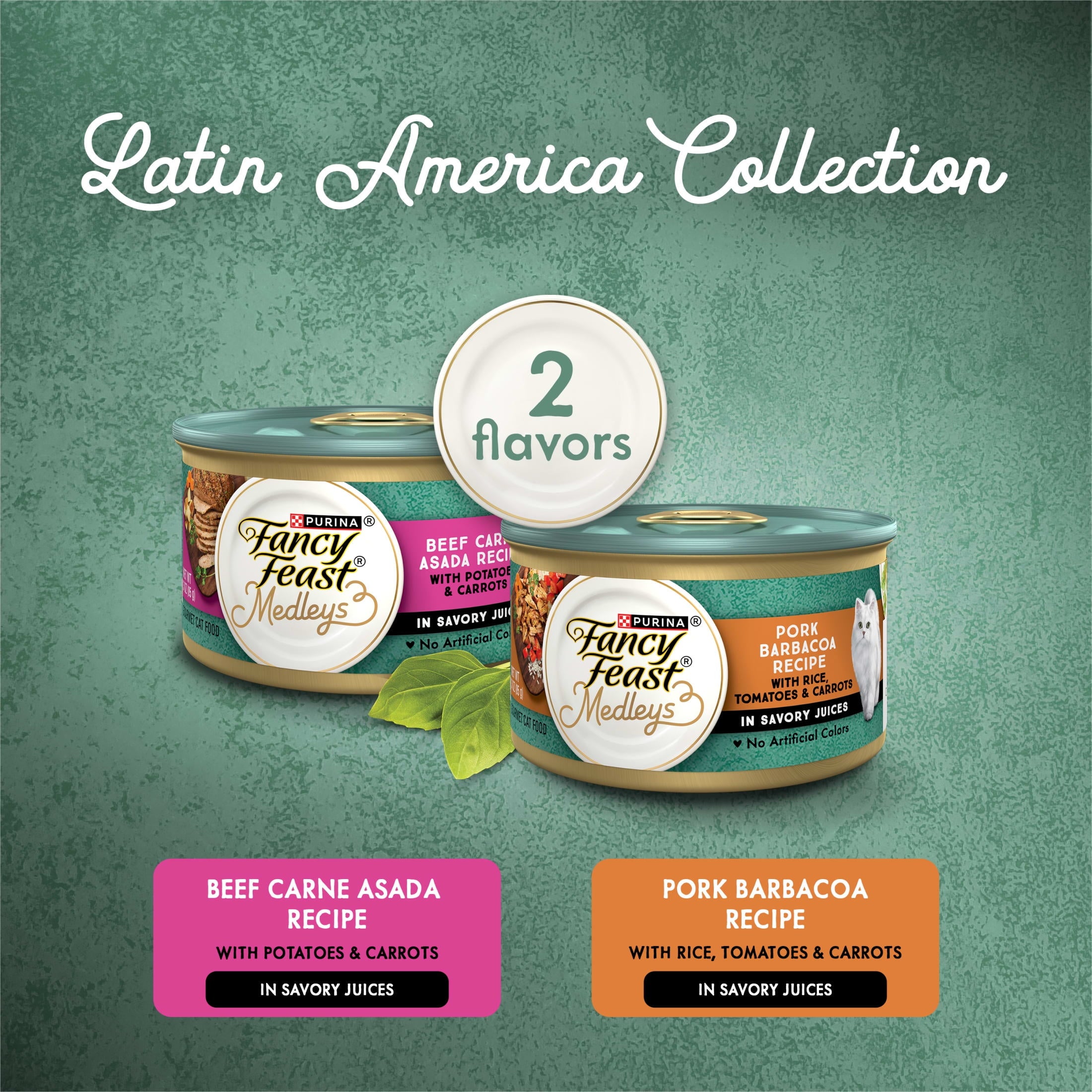Purina Fancy Feast Medleys Latin America Canned Cat Food Variety Pack - 3 oz. Cans (12 Count)